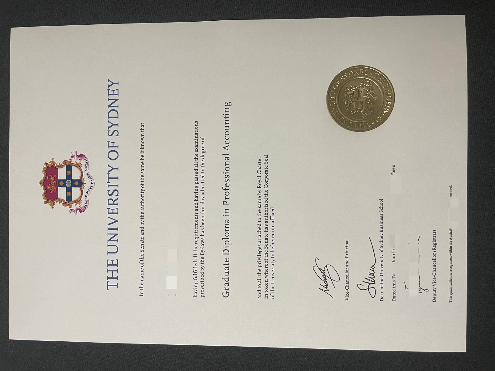 悉尼大学职业会计研究生文凭（Graduate Diploma in Professional Accounting）解析