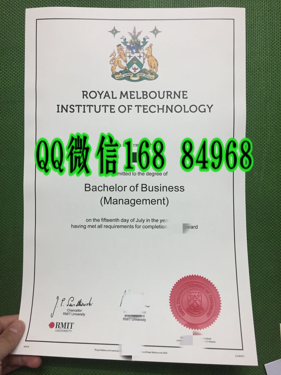 墨尔本皇家理工大学本科毕业证,RMIT University Testamur,RMIT 本科毕业证,皇家理工大学学位证,RMIT 本科文凭,RMIT 毕业证书,RMIT bachelor diploma,RMIT 留服认证材料,RMIT AHEGS 毕业声明,RMIT My eQuals 电子文凭,澳洲本科 Testamur,RMIT 毕业证明,RMIT University graduation statement,澳洲 RMIT 学历认证,墨尔本 RMIT 本科毕业证,Australian university undergraduate parchment,RMIT 本科证书样本,RMIT University degree certificate sample,皇家理工大学墨尔本校区毕业证,RMIT 学位证书样本