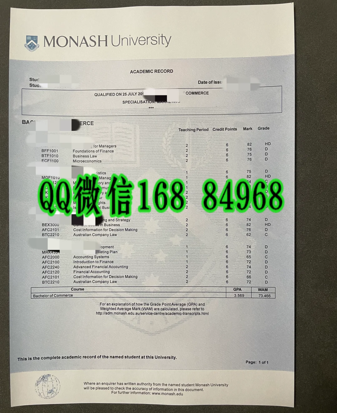 澳洲莫纳什大学成绩单，Monash University official academic transcript，莫纳什大学官方成绩单，莫纳什大学毕业成绩单，莫纳什大学成绩单样本，莫纳什大学电子成绩单，莫纳什大学成绩单申请，莫纳什大学成绩单留服认证，莫纳什大学成绩单补办，澳洲莫纳什本科硕士成绩单，Monash transcript，莫纳什大学留才认定成绩单材料。