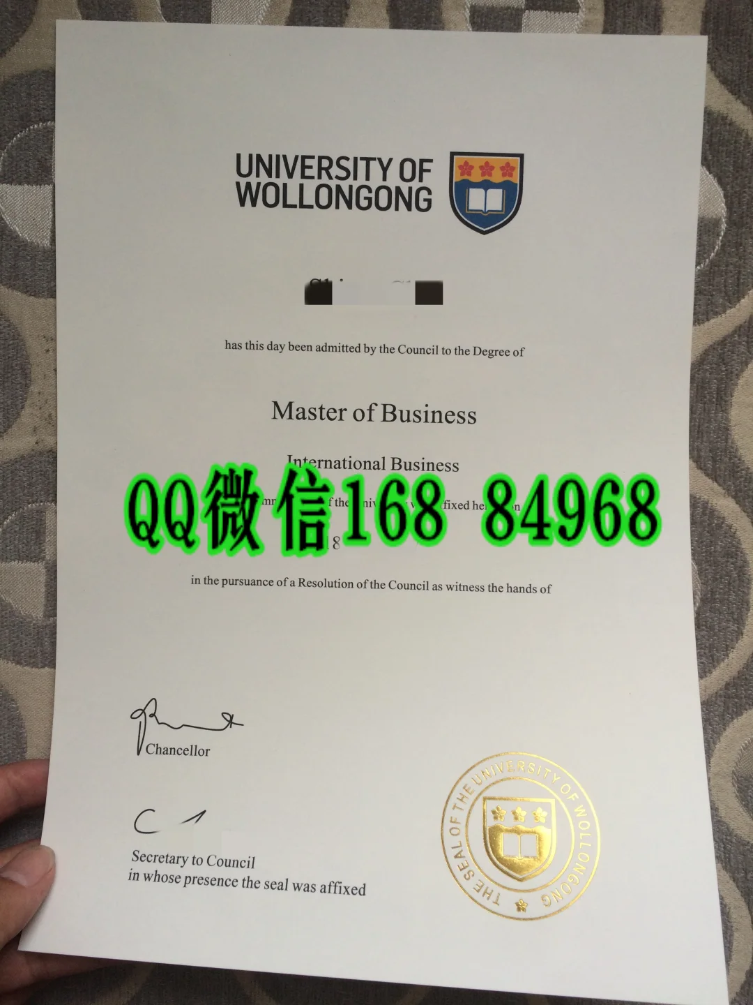 澳洲卧龙岗大学硕士毕业证，UOW 硕士 testamur,University of Wollongong master diploma, 卧龙岗大学硕士学位证，澳洲硕士文凭，UOW 硕士毕业证样本，卧龙岗大学硕士学历认证