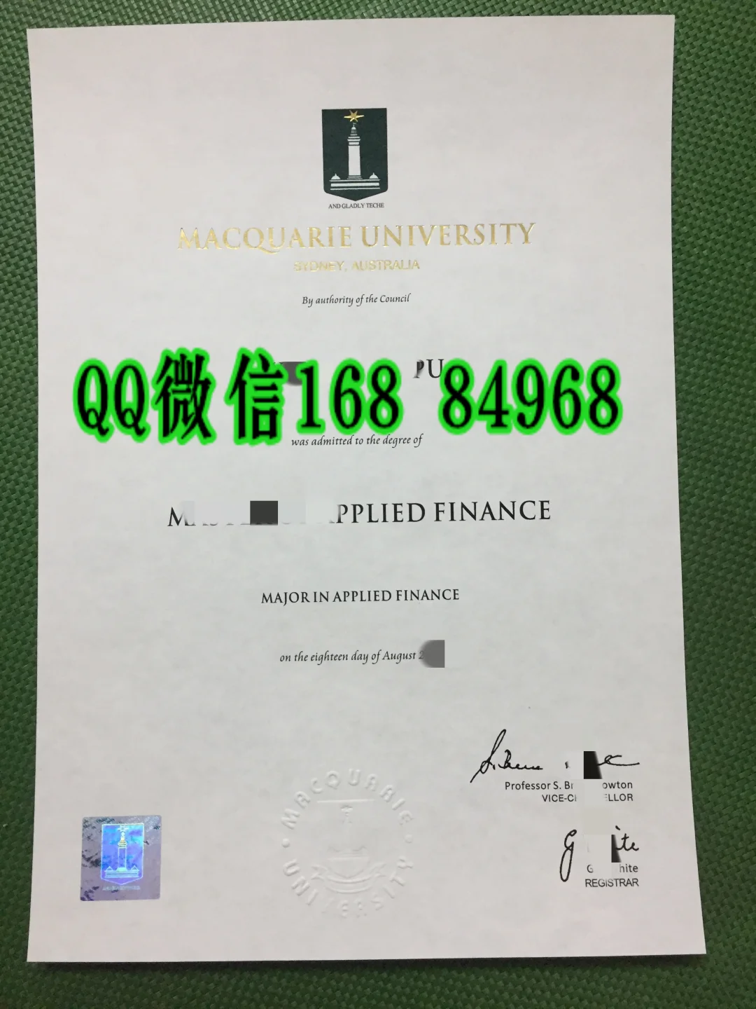 麦考瑞大学毕业证,Macquarie University 学位证书,澳洲麦考瑞文凭,麦考瑞证书,麦考瑞大学成绩单