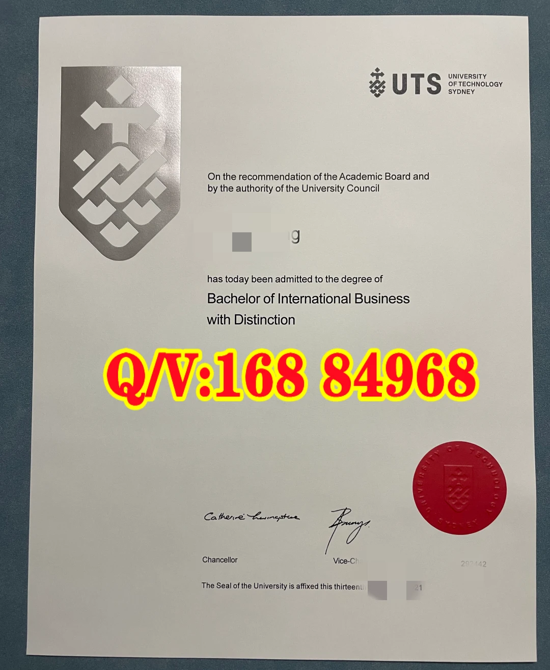悉尼科技大学 UTS 国际商务学士、市场营销与国际商务方向商学士毕业证版式