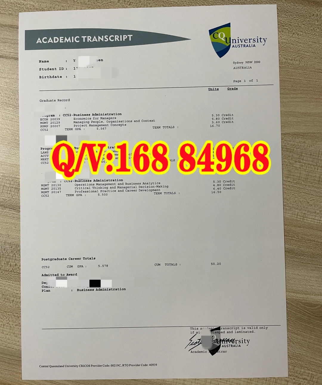 澳洲中央昆士兰大学 CQU 官方成绩单,CQUniversity academic transcript 样例,中央昆士兰大学成绩单 HD D C P 等级,澳洲 CQU 大学毕业完整版成绩单,Central Queensland University 成绩单扫描件,中央昆士兰大学在读成绩单,CQU 加权平均分 WGPA 成绩单,澳洲中央昆士兰硕士成绩单样例,中央昆士兰大学本科成绩单原版,