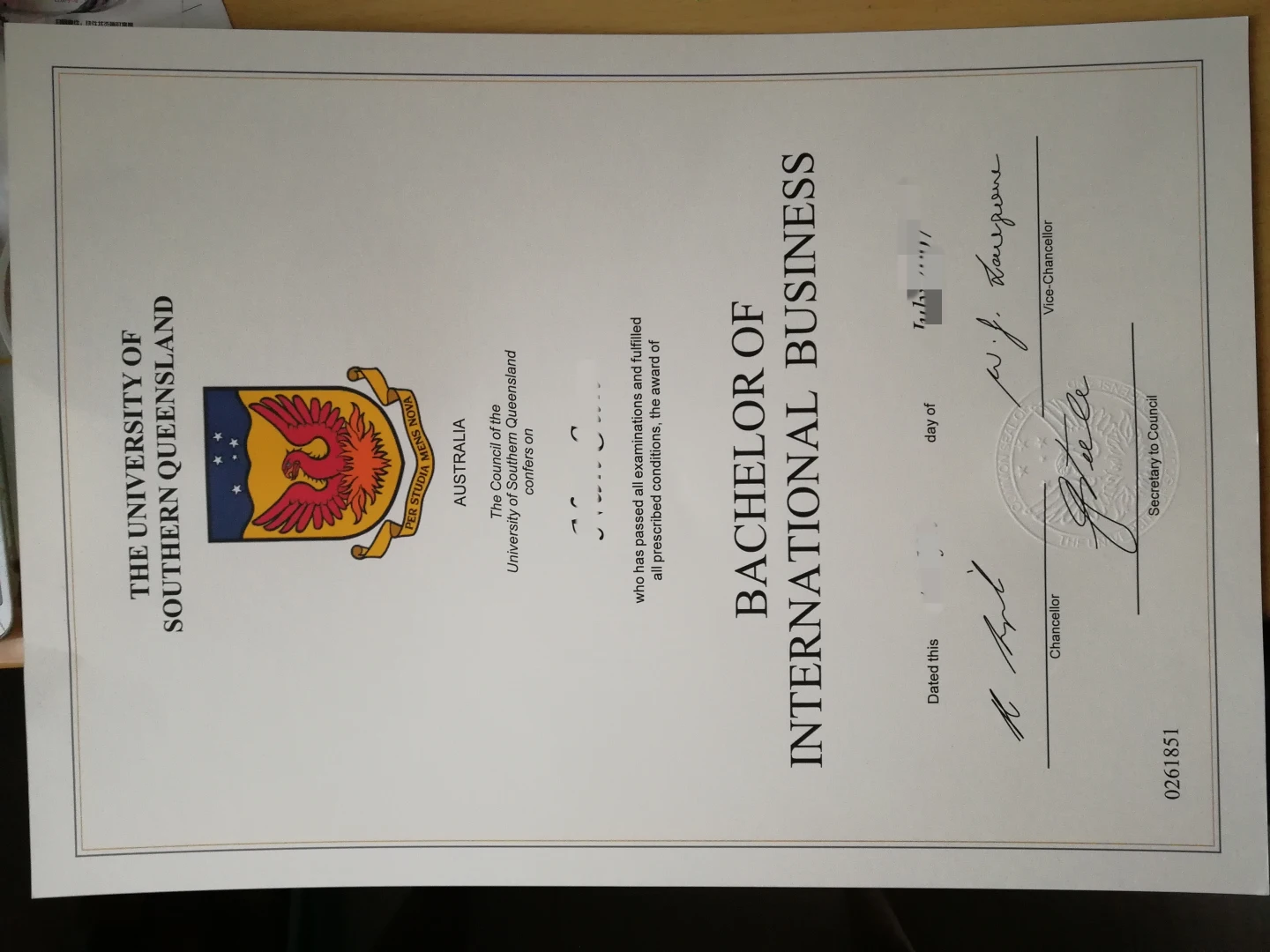 澳洲南昆士兰大学毕业证｜University of Southern Queensland（UniSQ）学位证书