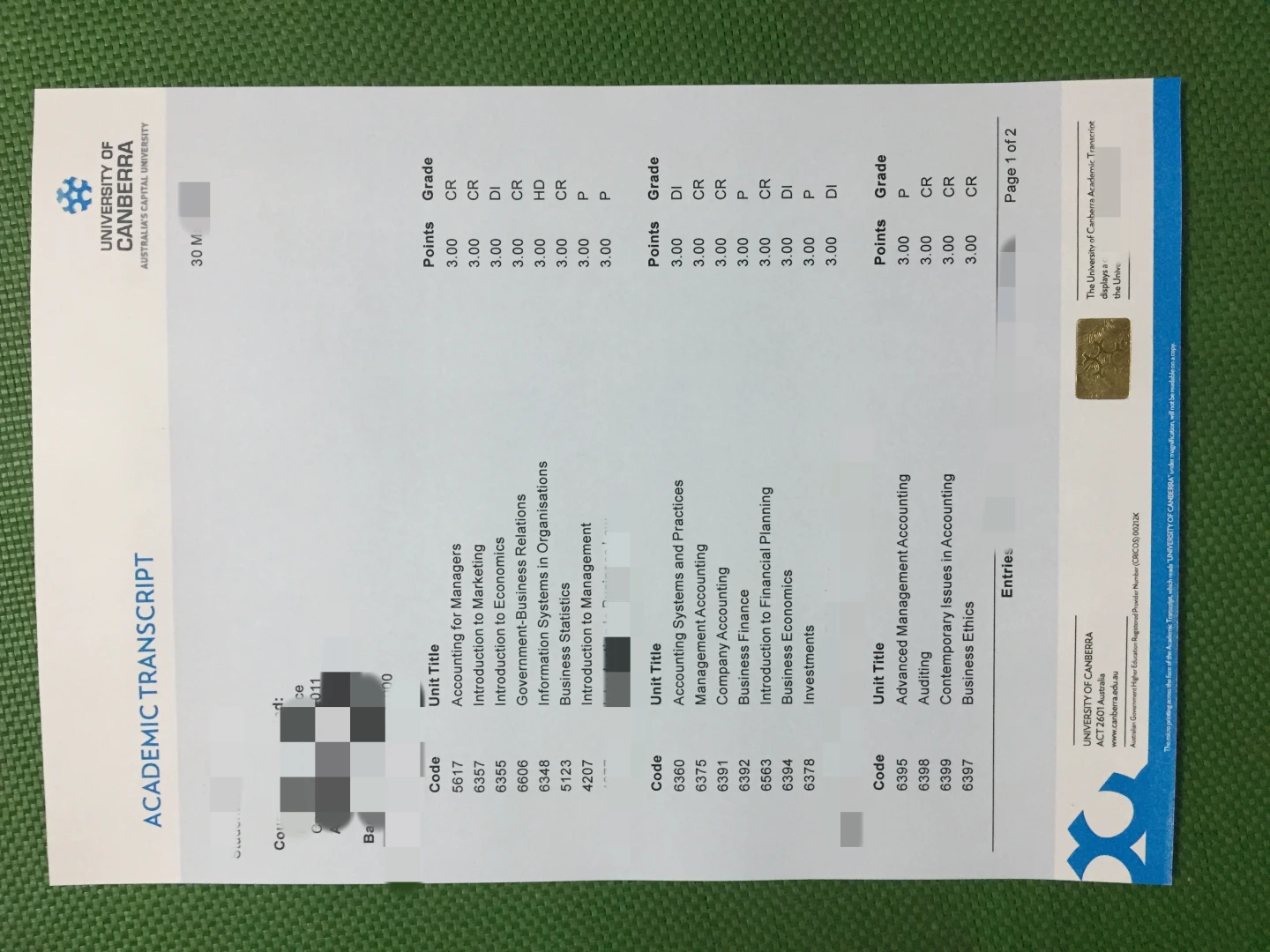 堪培拉大学成绩单留服认证完整流程|UC 澳洲成绩单学历认证指南