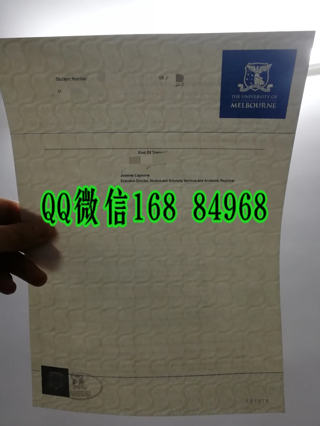 墨尔本大学官方成绩单The University of Melbourne Academic Transcript，墨尔本大学成绩单，UniMelb transcript，墨尔本大学官方成绩单，The University of Melbourne Academic Transcript，墨大留服认证材料，墨尔本大学 WAM 成绩单