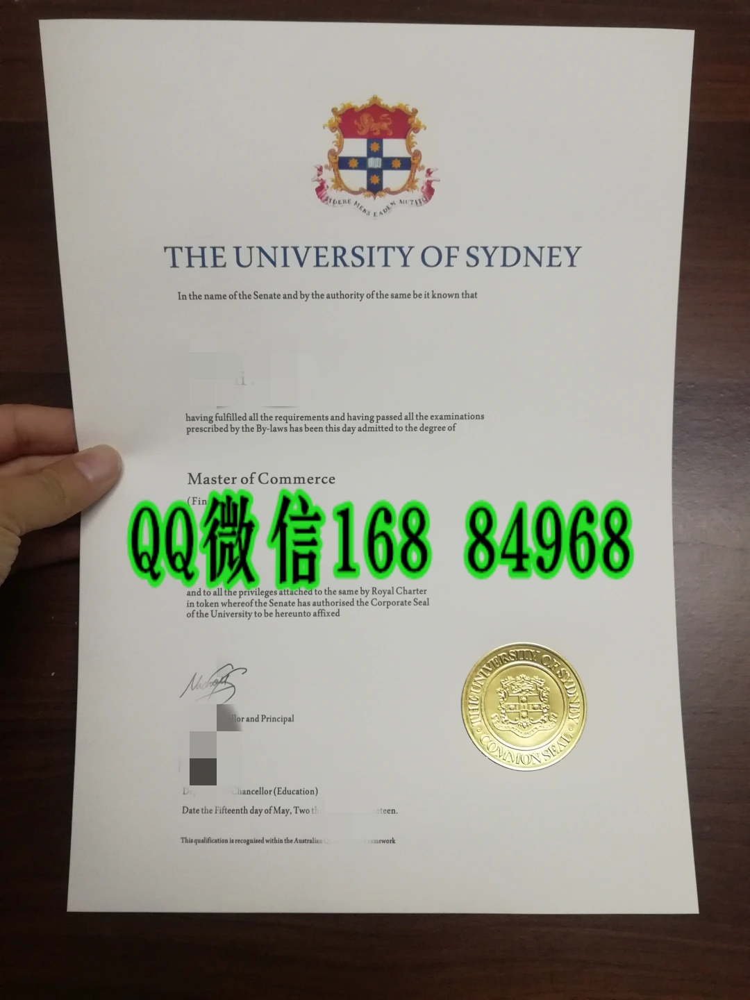 悉尼大学硕士学位证University of Sydney master testamur