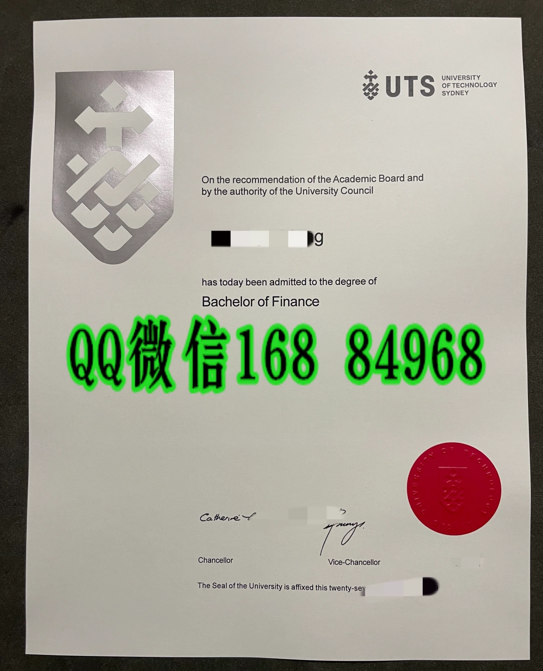洲悉尼科技大学金融学学士毕业证,UTS 金融学学士毕业证,悉尼科技大学 Bachelor of Finance 文凭,UTS 毕业证防伪识别,UTS 文凭补办,UTS 金融学本科留服认证